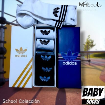 10-14 years  School  Baby Long Socks Combo Pack (6 Pair 1Box)