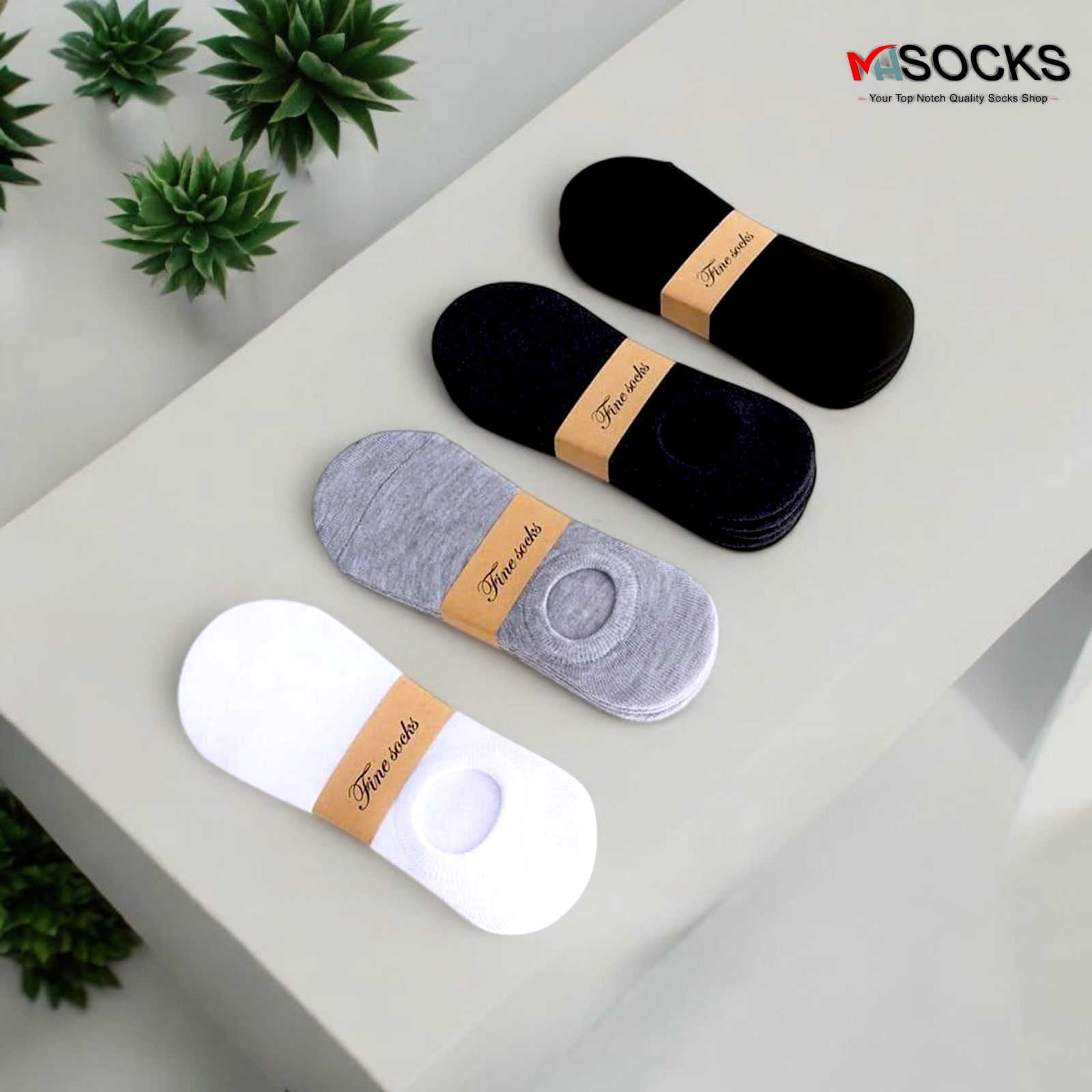 Loafer Socks Solid Colour 6 pair 🧦