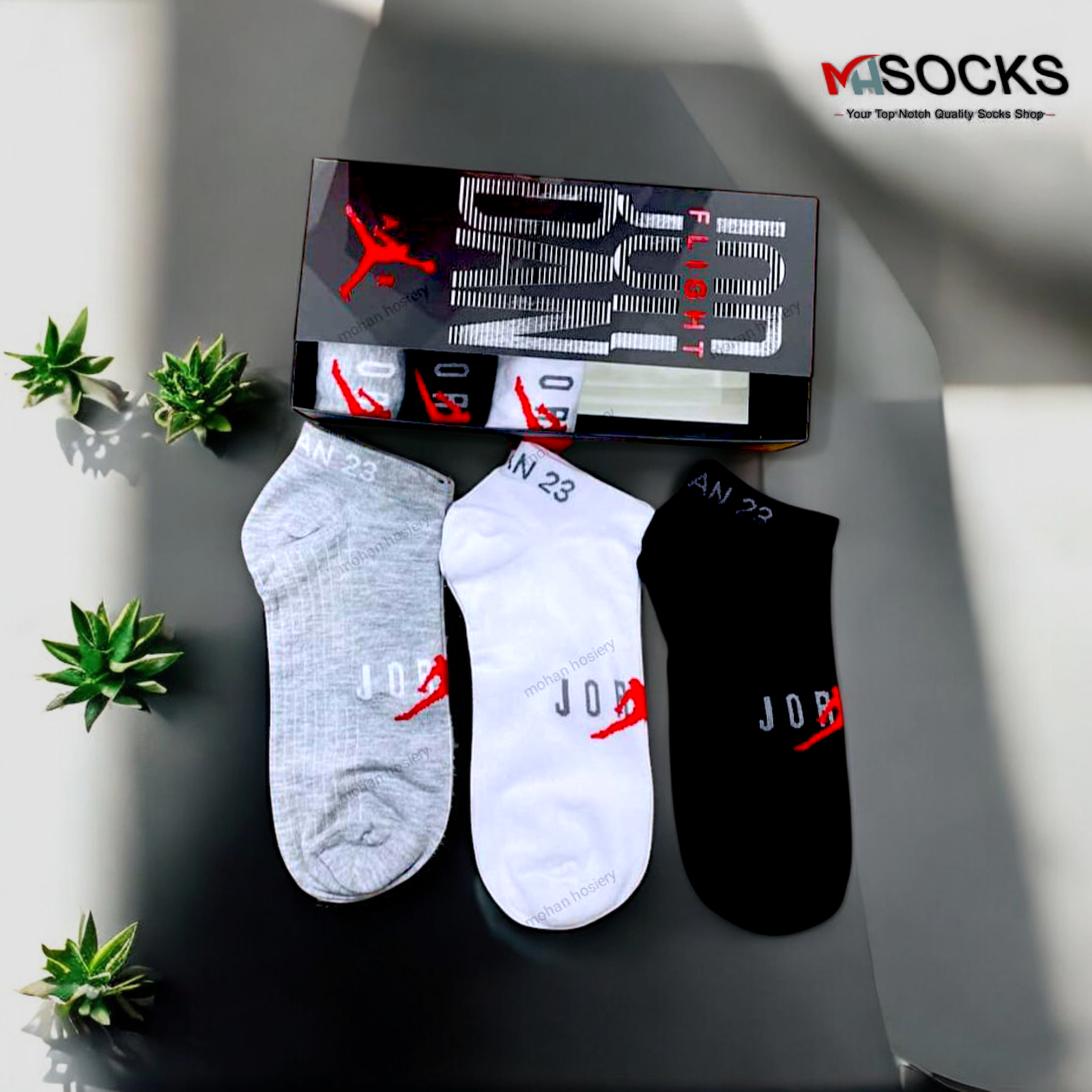 Ankle Socks Jordan Air Combo Pack (6 Pair in 1 Box)