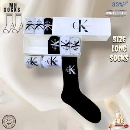 Long Size Socks Combo Pack (6 Pair in 1 Box)
