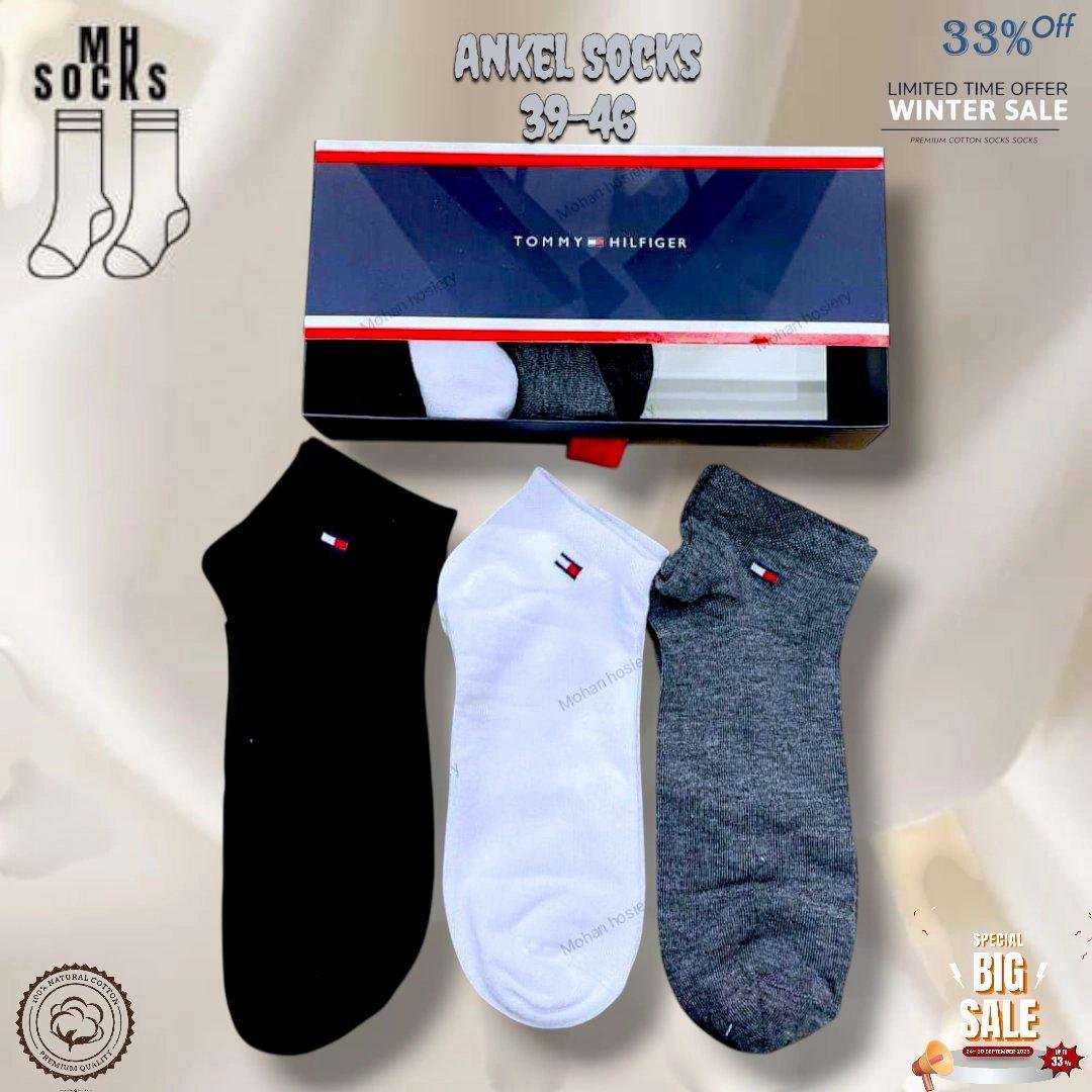 Tommy Hilfiger Ankle Socks Combo Pack (6 Pair in 1 Box)