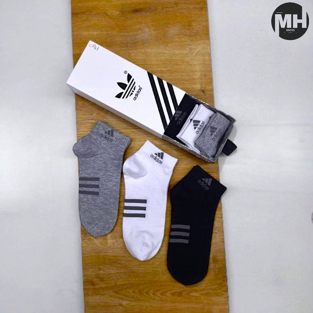Adidas Ankel  Socks Combo Pack (6 Pair in 1 Box)