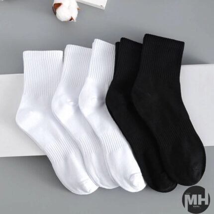 Mid Crew Socks Combo Pack (6 Pair in 1 Box)