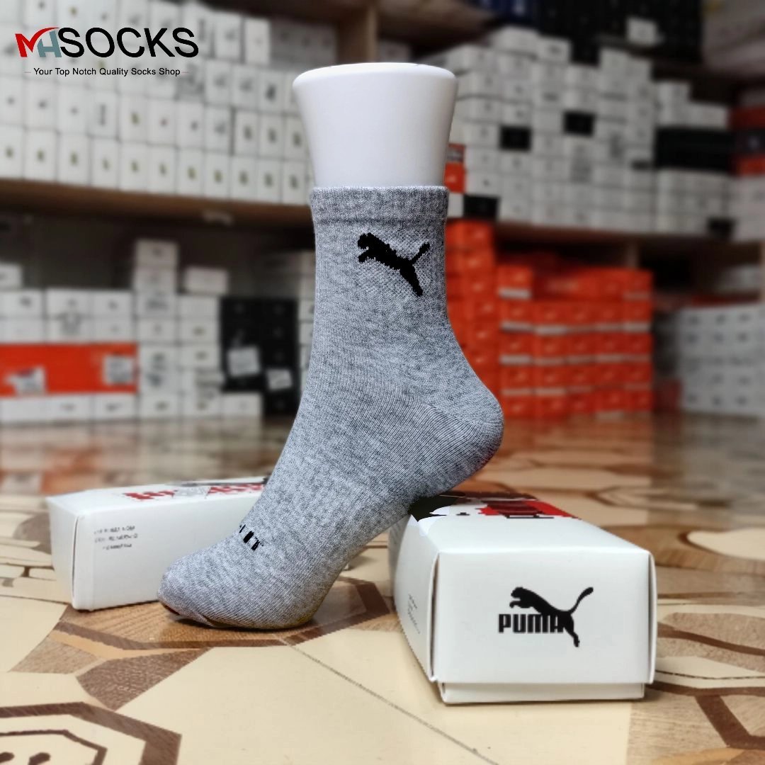 Puma Mid crew Socks Combo Pack (5 Pair in 1 Box)