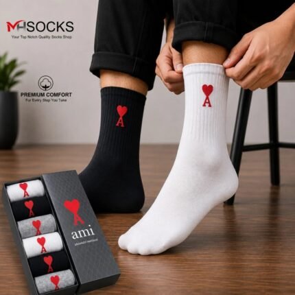 Long Socks Combo Pack (6 Pair in 1 Box)