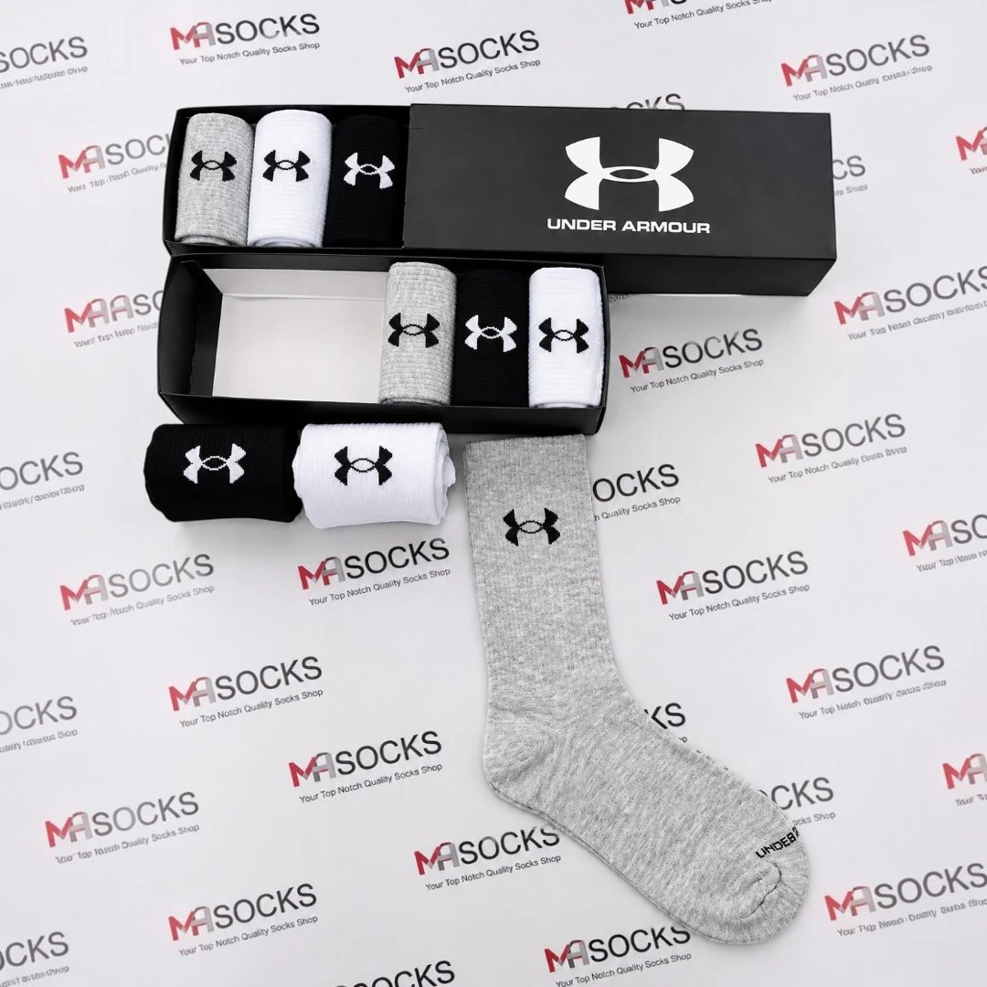 Long Size Socks Combo Pack (6 Pair in 1 Box)
