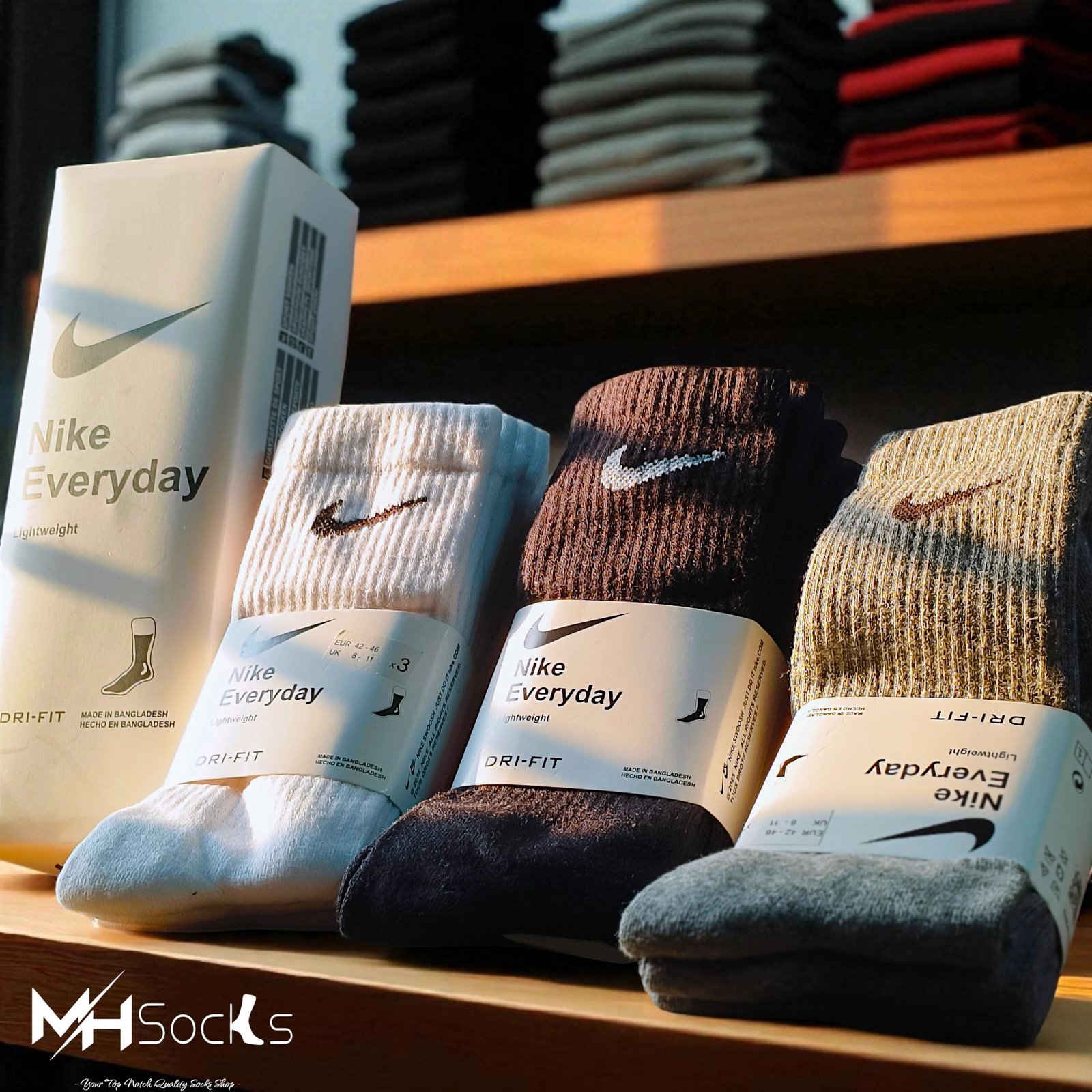 Long Socks Combo Pack (6 Pair in 1 Box)