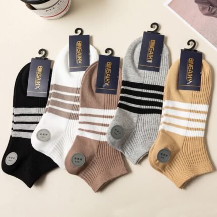Ankle Socks Combo Pack (5 Pair in 1 Box)
