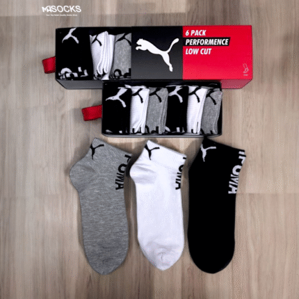 PUMA Short  Socks Combo Pack (6 Pair in 1 Box)