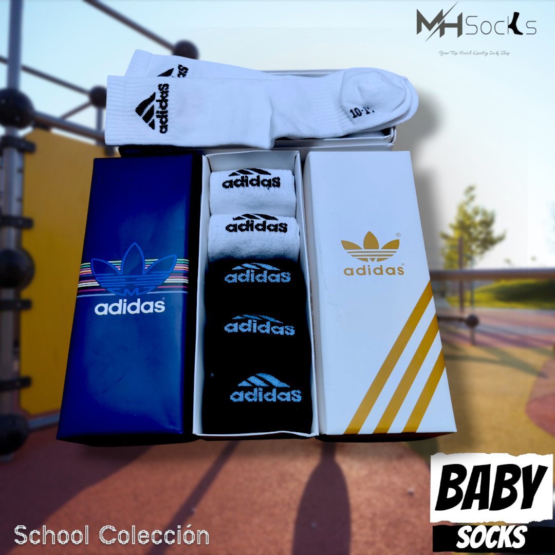 10-14 years  School  Baby Long Socks Combo Pack (6 Pair 1Box)