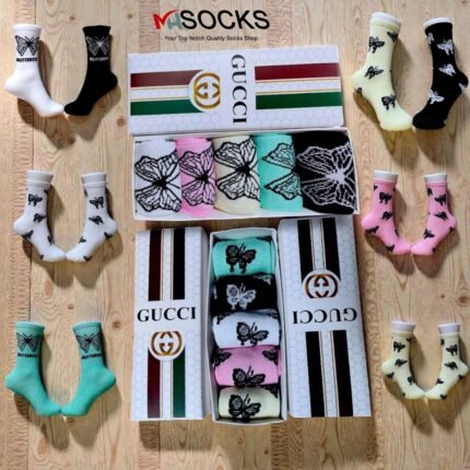 Butterfly  craw Socks Combo Pack (10 Pair in 2 Box)