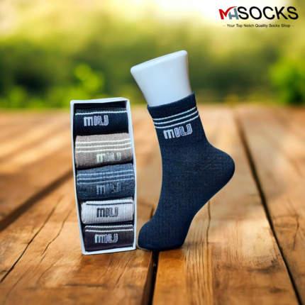 MIU❤️‍🔥 MId craw Socks Combo Pack (5 Pair in 1 Box)