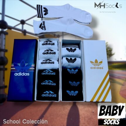 10-14 years  School  Baby Long Socks Combo Pack (12Pair 2Box)