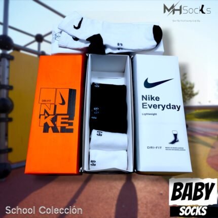 6-9 years  School  Baby Short Socks Combo Pack (6 Pair 1Box)