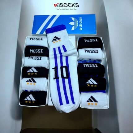 BLACK&WHITE FIFA WORD CUP 2026 AFA MID CREW SOCKS