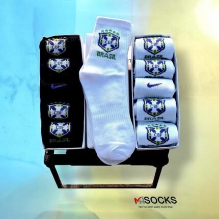 CBF Mid crew Socks Combo Pack (6 Pair in 1 Box)