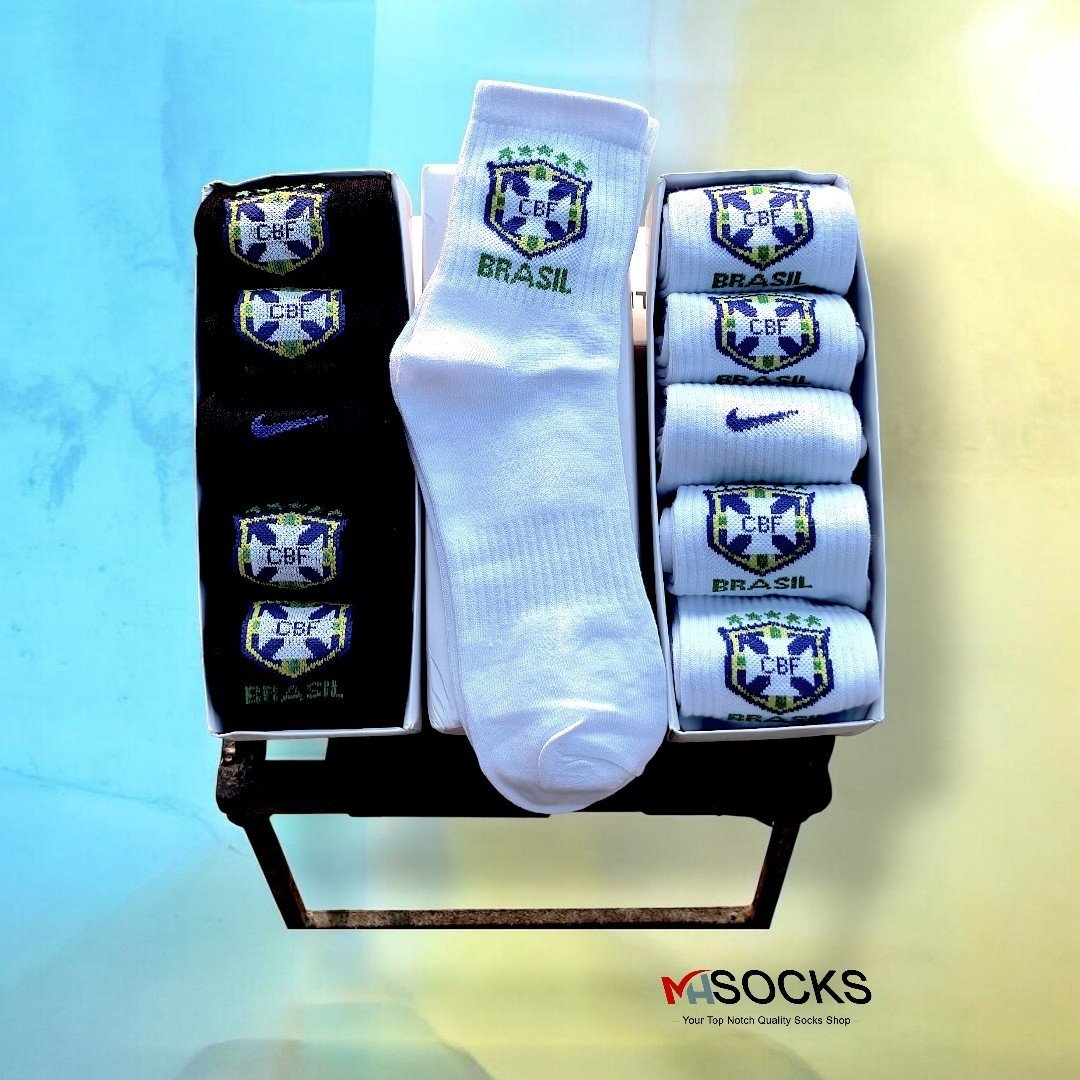 CBF Mid crew Socks Combo Pack (6 Pair in 1 Box)